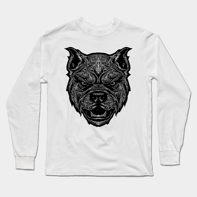 Dog Long Sleeve T-Shirt by ngmx